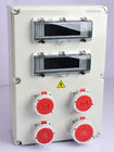 IP44 16A IEC Standardı PC Malzeme Güç Kaynağı Kutusu Geçici Bakım Kutusu