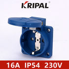 Endüstriyel ek priz için IP54 16 Amp Mavi Alman standardı