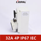 IP67 16A 3P Mekanik Kilitli Anahtarlı Soket IEC standardı