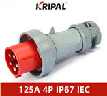 125A 380V IP67 Endüstriyel Fişli Priz IEC standardı