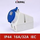 220V Tek Fazlı 16Amp IP44 Endüstriyel Priz IEC Standardı