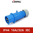 IP44 16A 220V Üç Fazlı Suya Dayanıklı Endüstriyel Fişler IEC standardı