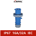 5P 16A Üç Fazlı IP67 IEC Standart Endüstriyel Priz Toz Geçirmez