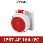 16A 3P 220V IP67 Su Geçirmez Endüstriyel Soket Evrensel IEC Standardı