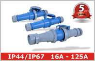 16A 32A 125A Su Geçirmez Uzatma Soketi Endüstriyel Bağlantı Elemanı IP44 IP67