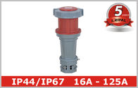16A 32A 125A Su Geçirmez Uzatma Soketi Endüstriyel Bağlantı Elemanı IP44 IP67
