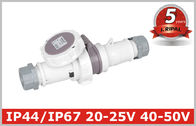 IP67 Suya Dayanıklı 3 Pinli Endüstriyel Elektrik Fişleri 20V 25V 40V 50V
