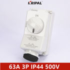 IP44 63A 3P Tek Fazlı IEC Kilitli Elektrik Anahtar Soketi