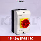 4P 40A IP65 230-440V Yük İzolatörü Su Geçirmez AC İzolatör Anahtarı