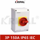 3P 150A IP65 230V Kilitleme Geçiş İzolatör Anahtarı su geçirmez