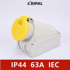 IP44 4P 63Amp Endüstriyel Priz Duvara Monte IEC standardı