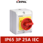 UKP Yalıtım Anahtarı Bakım Anahtarı IP65 3P 25A 440V IEC Standardı