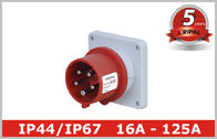 Su geçirmez IP67 Pin ve Sleeve Tapası Üç Fazlı IEC Asimetrik
